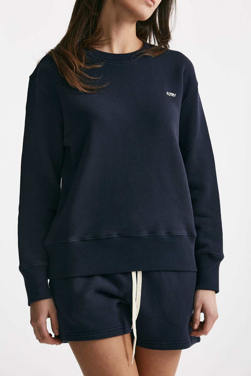 felpa girocollo blu women Autry - 3