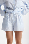completo over rigato bianco e azzurro women The andamane - 5