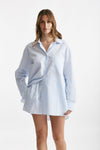 completo over rigato bianco e azzurro women The andamane - 7