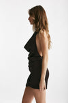 abito satin corto cioccolato women The andamane - 2