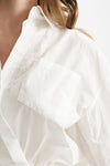 abito camicia misto cotone bianco women The andamane - 4