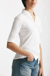 t-shirt a polo anonym bianco women Anonym apparel - 3