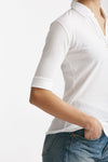 t-shirt a polo anonym bianco women Anonym apparel - 4