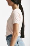t-shirt basic scollo v romy rosa delicato women Anonym apparel - 2