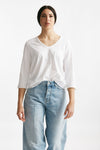 t-shirt in cotone lio bianco women Anonym apparel - 1