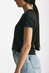 t-shirt basic girocollo maribel nero women Anonym apparel - 1