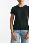 t-shirt basic girocollo maribel nero women Anonym apparel - 3