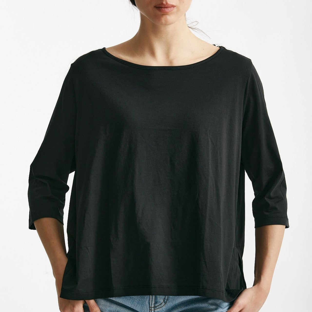 t-shirt ampia rita nero women Anonym apparel - 5