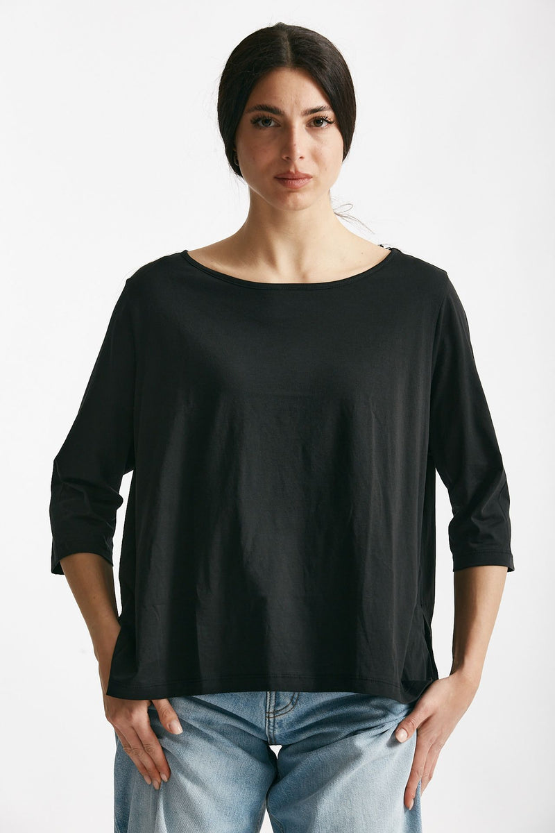 t-shirt ampia rita nero women Anonym apparel - 1