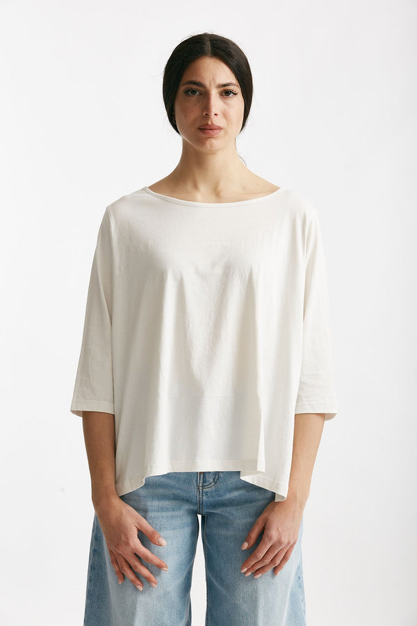 t-shirt ampia rita bianco women Anonym apparel