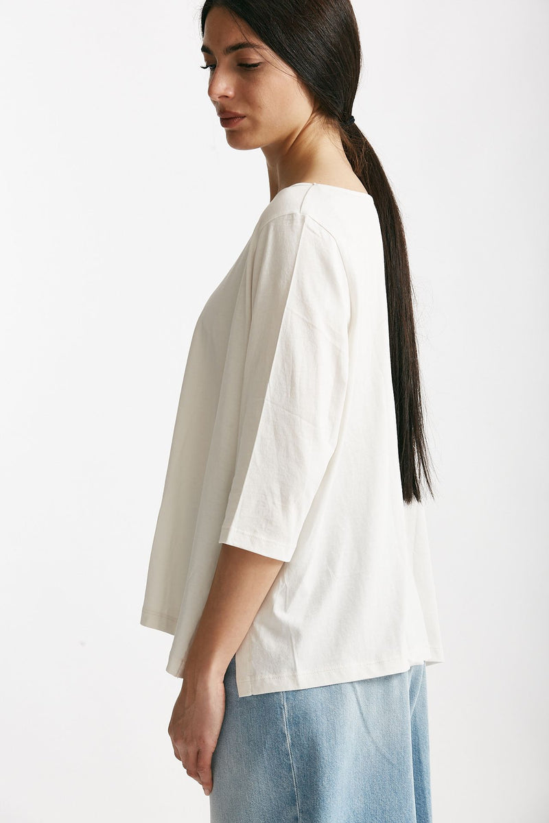 t-shirt ampia rita bianco women Anonym apparel - 2
