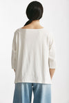 t-shirt ampia rita bianco women Anonym apparel - 3