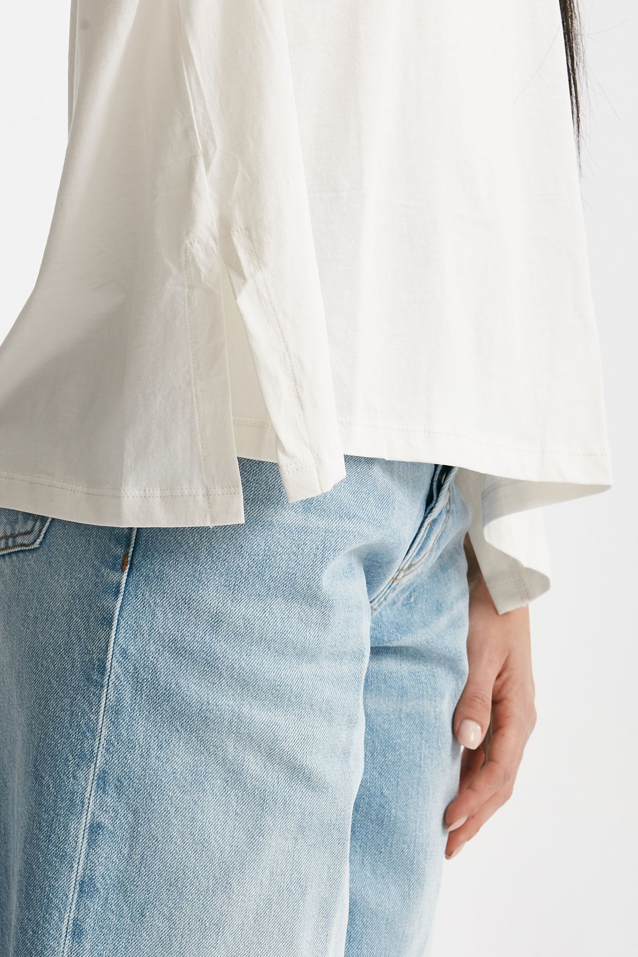 t-shirt ampia rita bianco women Anonym apparel - 4