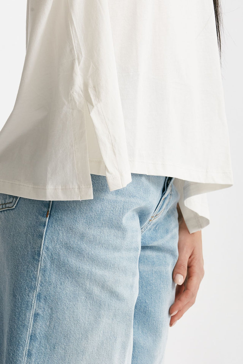 t-shirt ampia rita bianco women Anonym apparel - 4
