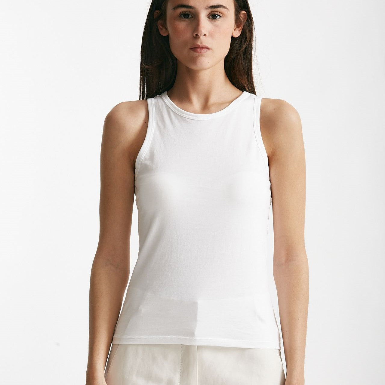 canotta in cotone colette bianco women Anonym apparel - 5