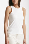 canotta in cotone colette bianco women Anonym apparel - 4