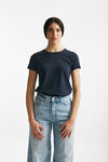 t-shirt basic girocollo maribel blu women Anonym apparel - 1