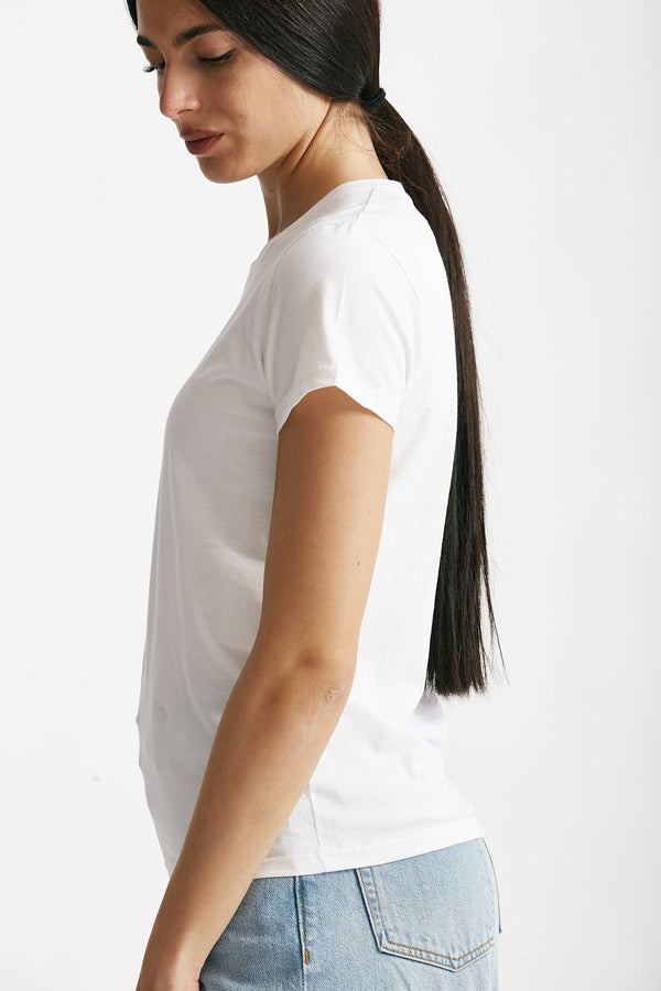 t-shirt basic girocollo maribel bianco women Anonym apparel