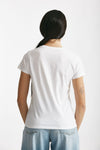 t-shirt basic girocollo maribel bianco women Anonym apparel - 3