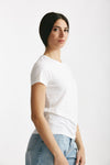 t-shirt basic girocollo maribel bianco women Anonym apparel - 4