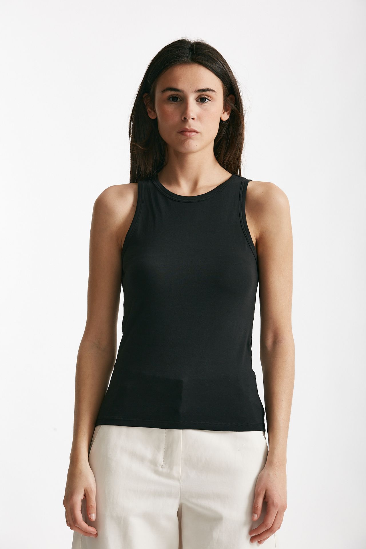 canotta in cotone colette nero women Anonym apparel - 1