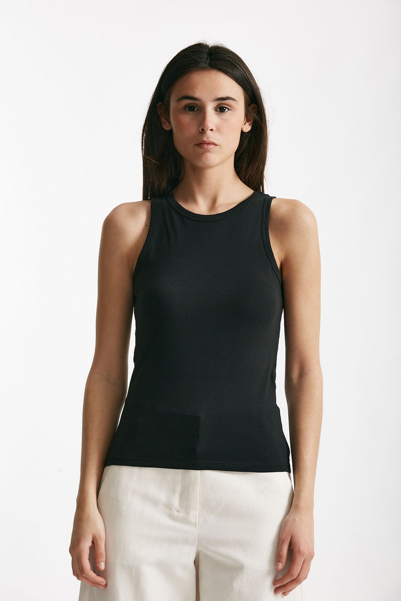 canotta in cotone colette nero women Anonym apparel - 1