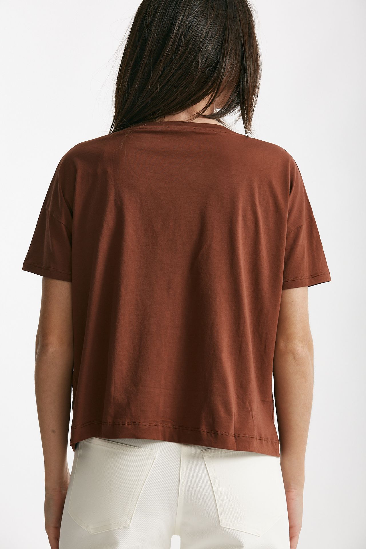 t-shirt scatolina audrey mattone women Anonym apparel - 3
