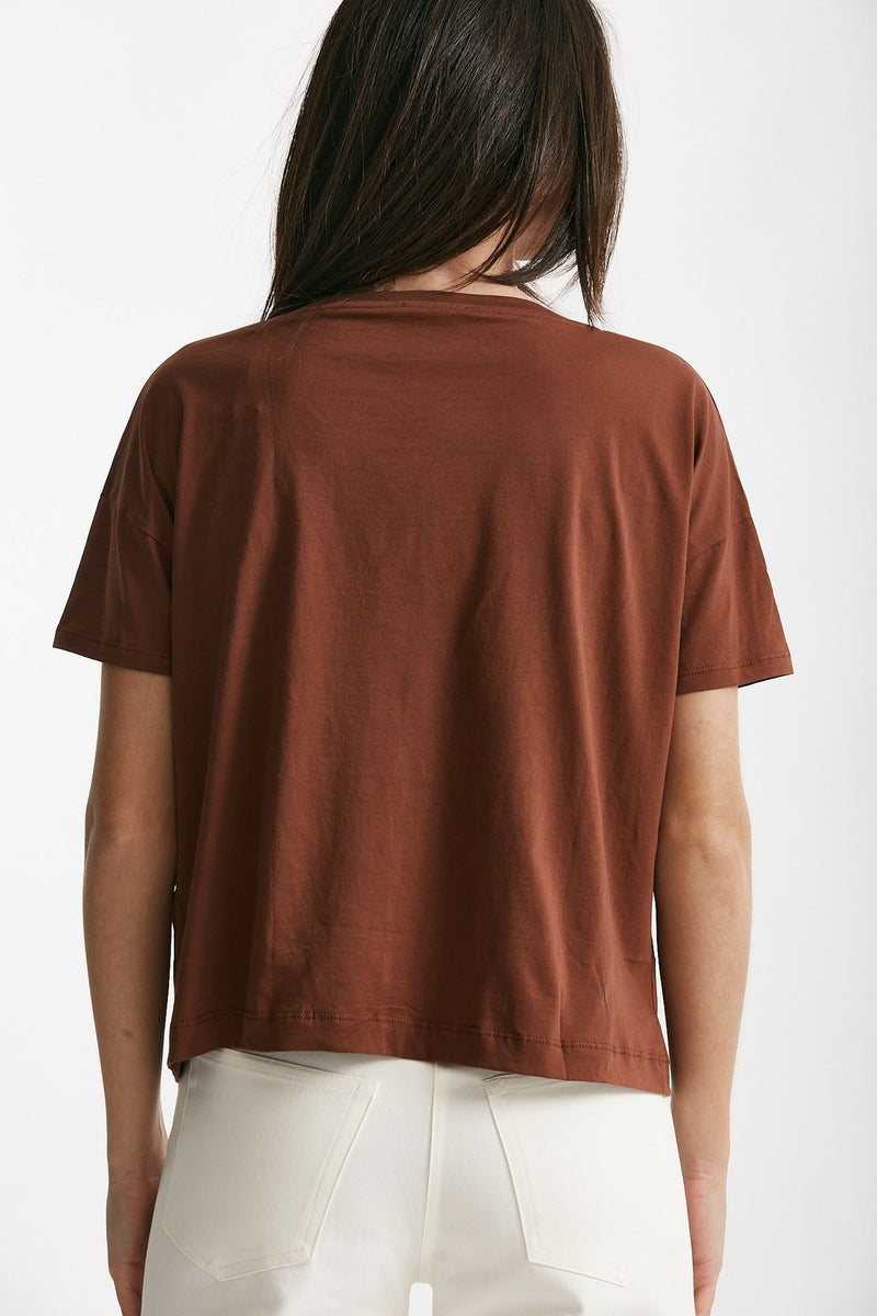t-shirt scatolina audrey mattone women Anonym apparel - 3