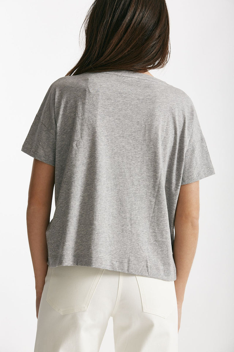 t-shirt scatolina audrey grigio melange women Anonym apparel - 3