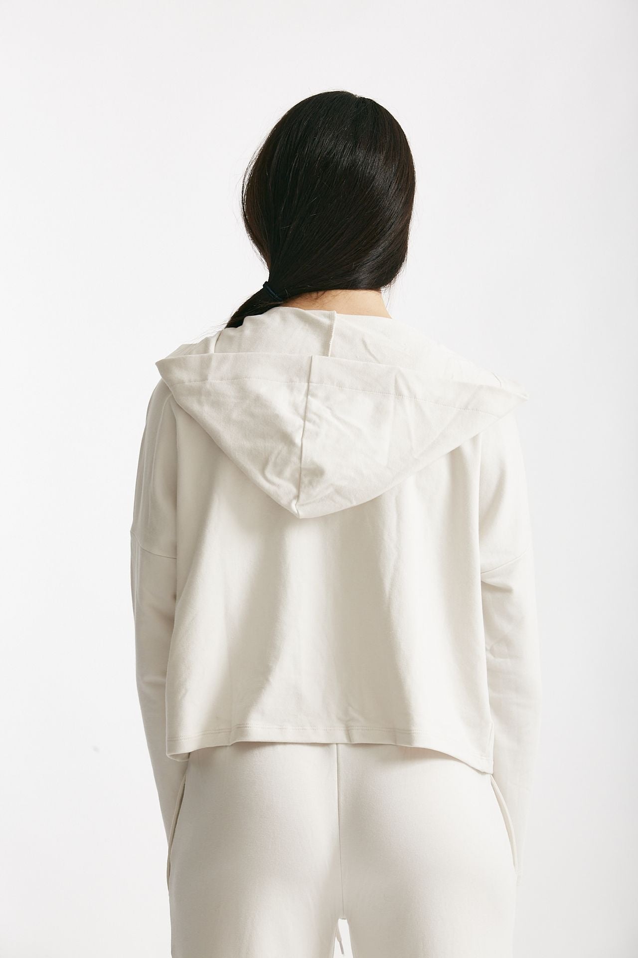 felpa in cotone leggero panna women Anonym apparel - 3