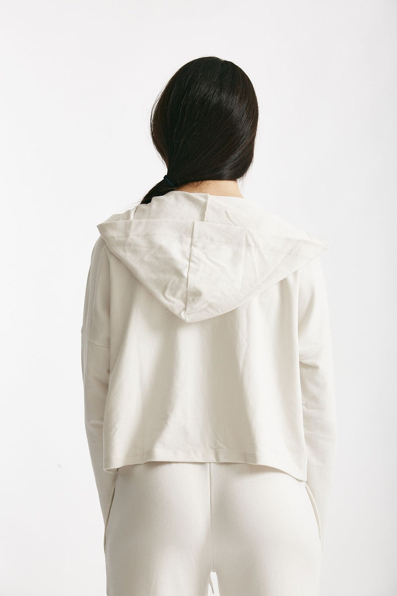 felpa in cotone leggero panna women Anonym apparel - 3