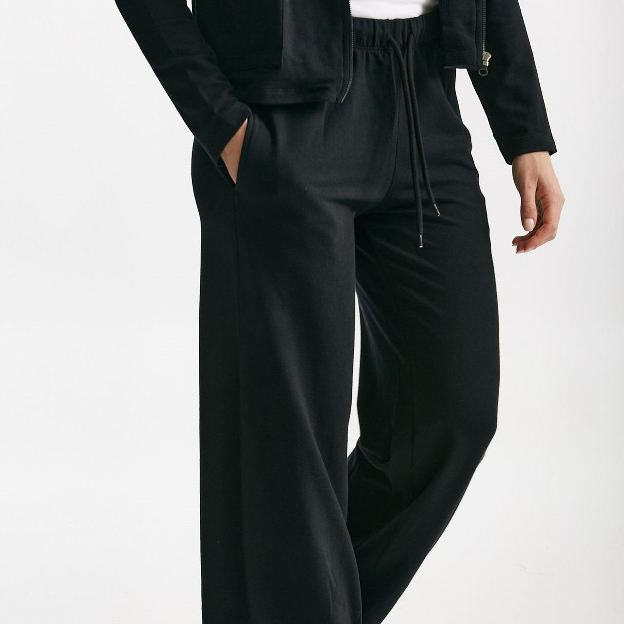 pantalone tuta leggero nero women Anonym apparel - 4