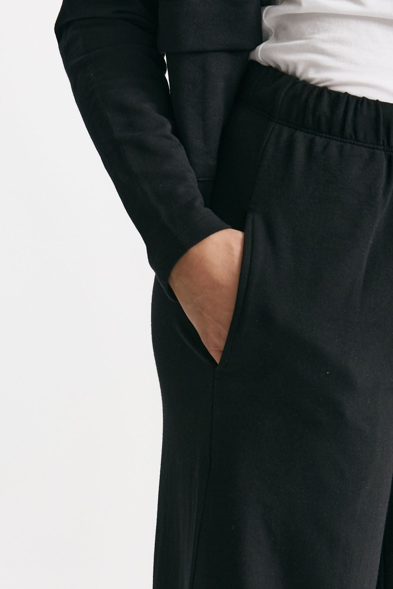 pantalone tuta leggero nero women Anonym apparel - 3