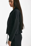 felpa in cotone leggero nero women Anonym apparel - 2