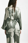 kimono in raso di pura seta fantasia women Antonelli firenze - 2