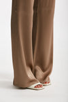 pantalone fluido misto seta bronzo women Antonelli firenze - 4