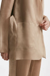 giacca in voile di seta bronzo women Antonelli firenze - 5