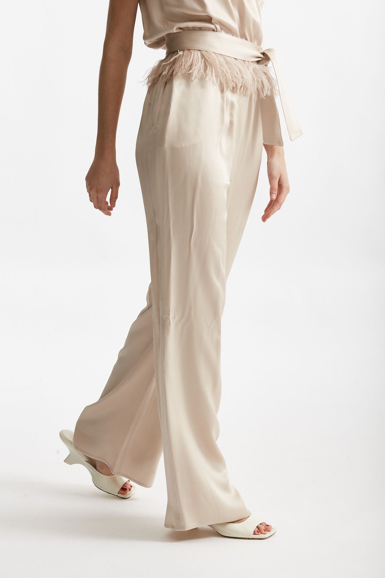 tuta in viscosa rosa cipria women Antonelli firenze - 5