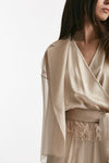 giacca in voile di seta cipria women Antonelli firenze - 5