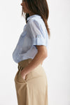 camicia in ramie azzurro women Antonelli firenze - 2