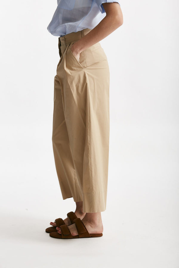 pantalone pinces beige vita alta women Antonelli firenze