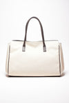 borsa in pelle e canvas soledad testa di moro women Avenue 67 - 3