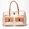 borsa in pelle e canvas soledad cuoio women Avenue 67 - 8