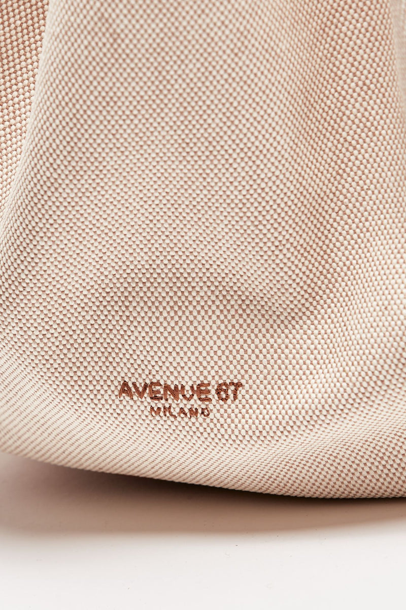 borsa in pelle e canvas soledad cuoio women Avenue 67 - 7