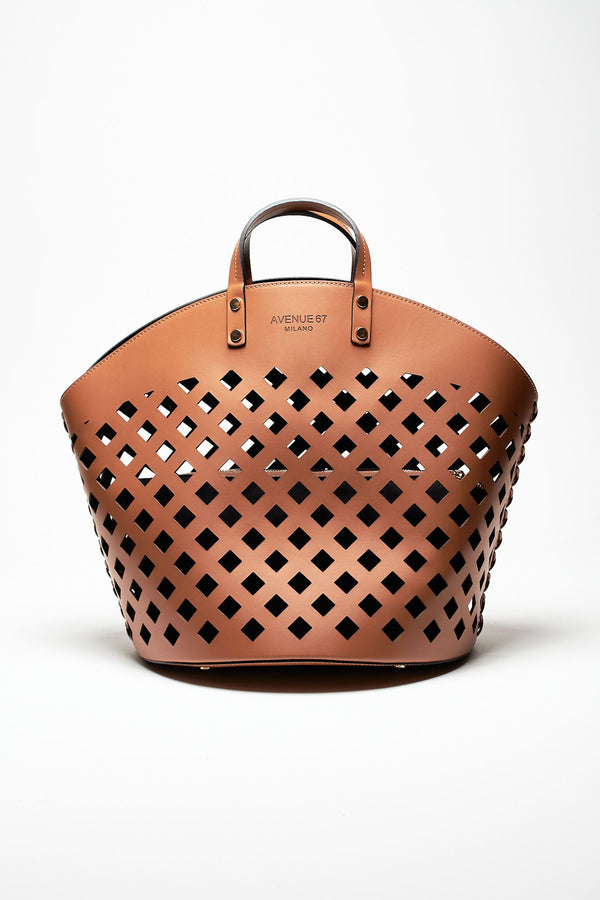 borsa shopper eliza in pelle cuoio women Avenue 67