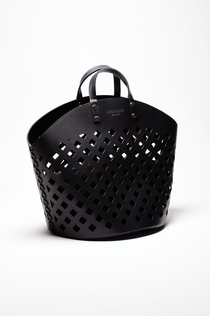 borsa shopper eliza in pelle nero women Avenue 67 - 3