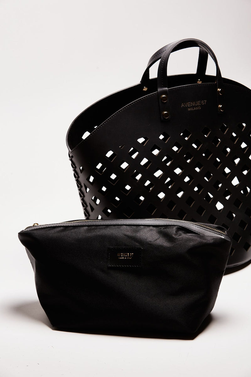 borsa shopper eliza in pelle nero women Avenue 67 - 6