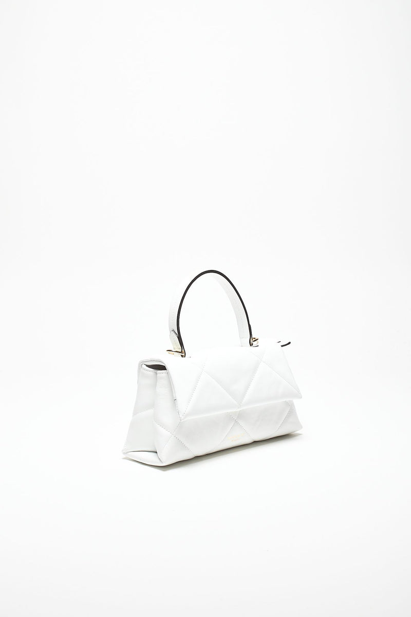 borsa trapuntata demetra in pelle bianco women Avenue 67 - 3