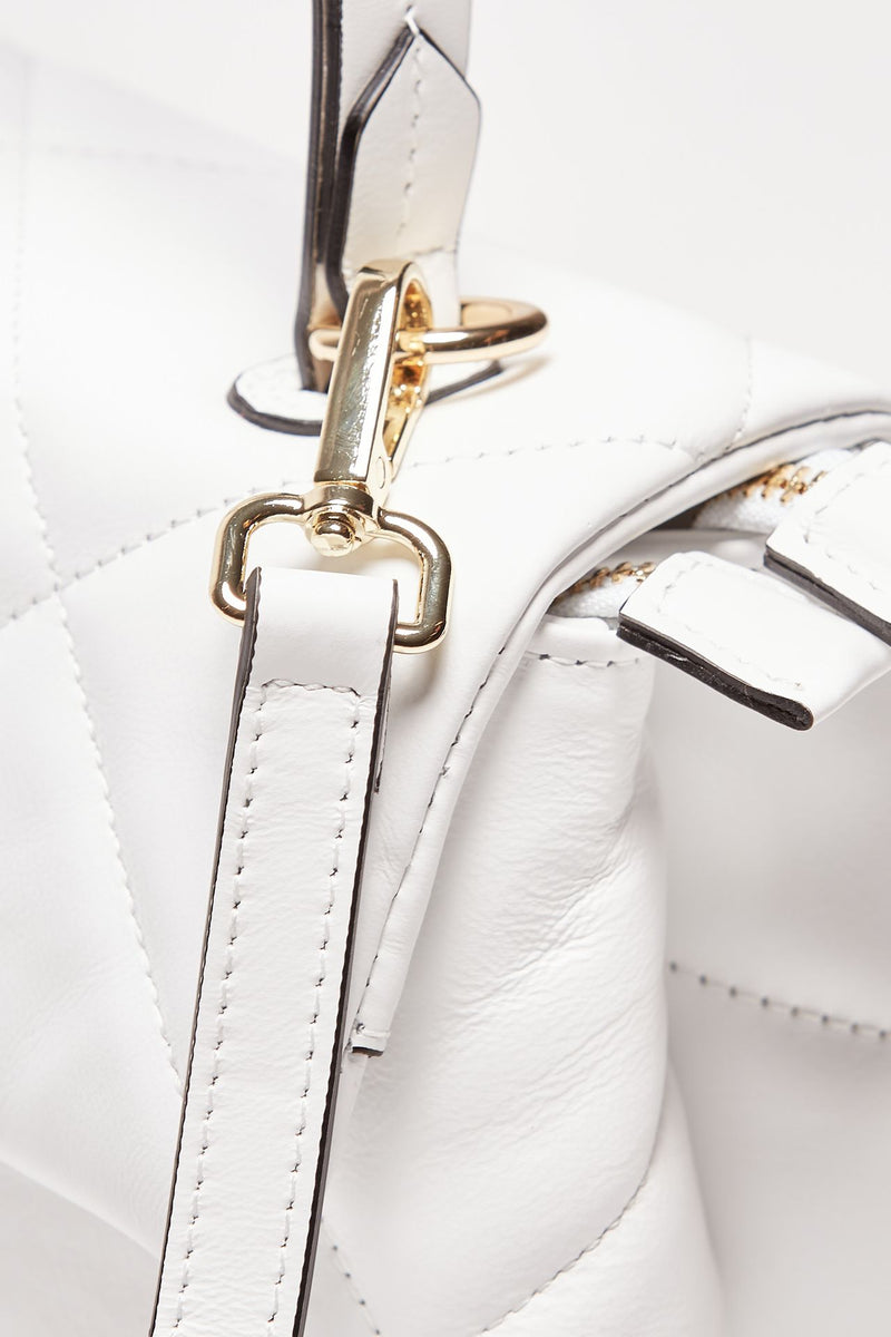 borsa trapuntata demetra in pelle bianco women Avenue 67 - 7