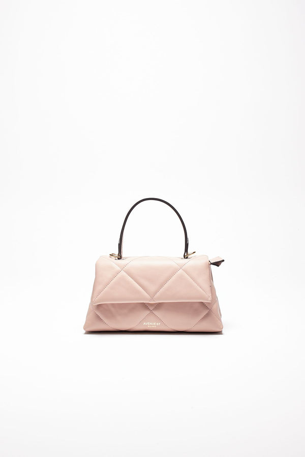 borsa trapuntata demetra in pelle cipria women Avenue 67